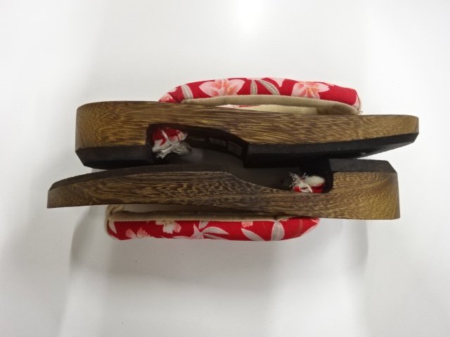  未使用品　焼桐下駄(24.5センチ)